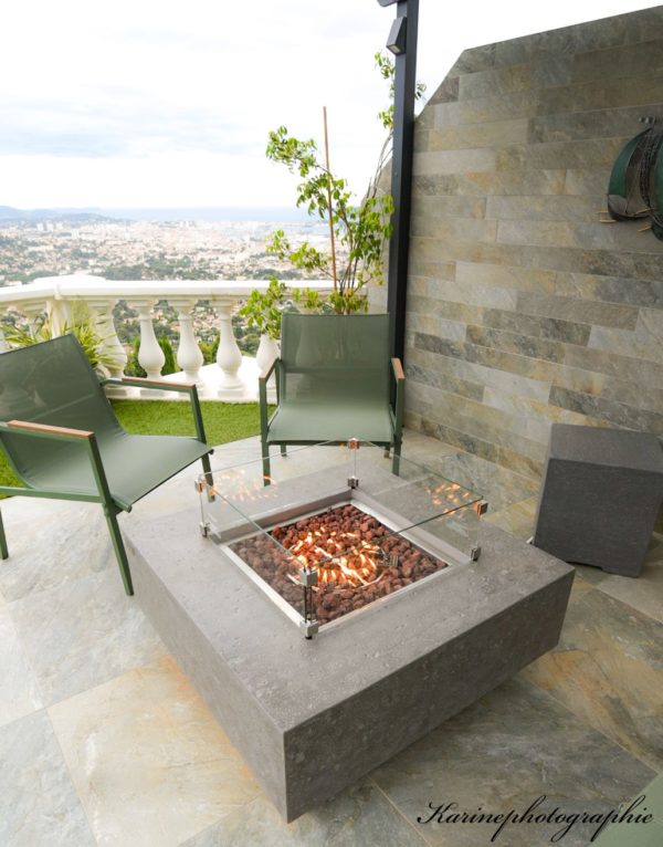 Brasero Design Elementi Manhattan Gris clair set