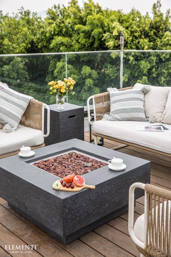 Brasero Design Elementi Manhattan Gris foncé set – Image 3