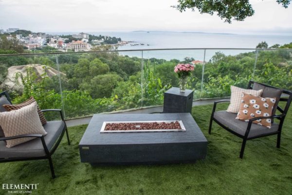 Brasero Design Elementi Hamtpon gris foncé set – Image 4